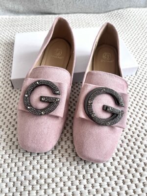 Mokasyny Damskie Loafersy z Ozdobną Aplikacją Buty na Co Dzień ABC205e
